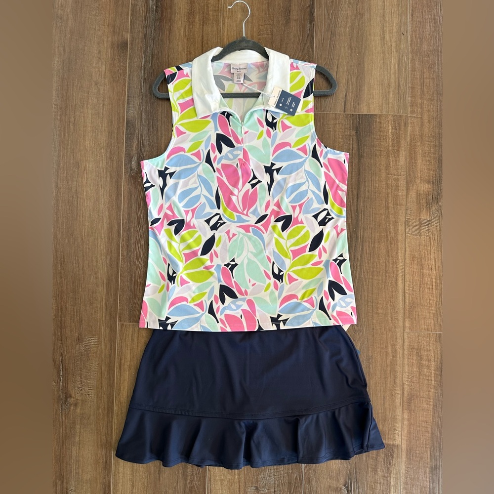NWT Tommy Bahama Tropical Sleeveless Golf Top - Size XL - Picture 5 of 5